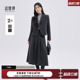 达佳诗灰色加厚毛呢套装 套裙 女韩系穿搭一整套深冬毛呢短外套西装