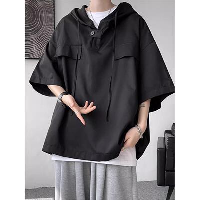 短袖女t季款设计帽袖防晒