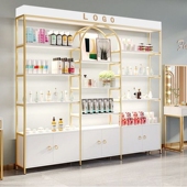 化妆品展示柜美容院护肤品展示柜美甲彩妆店理发店养生会所置物架
