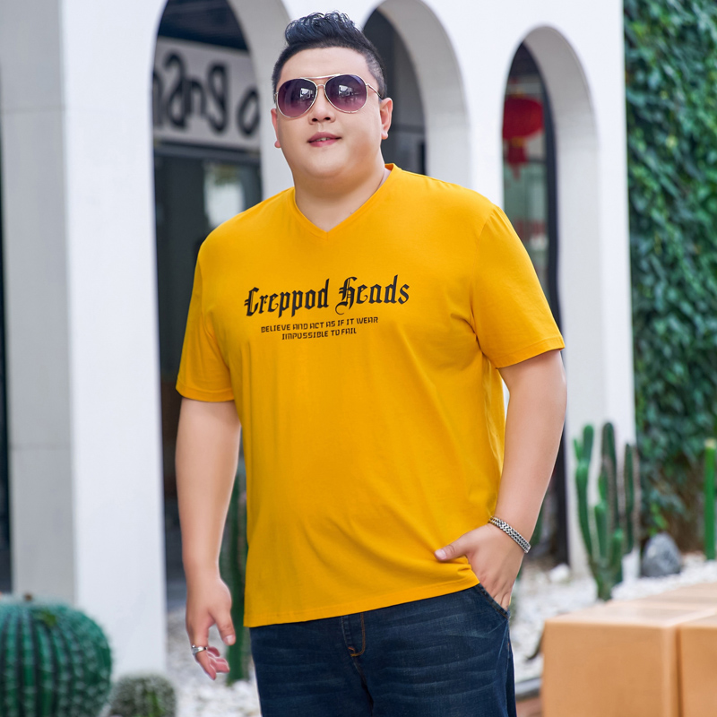 豪朗格短袖休闲大码T恤