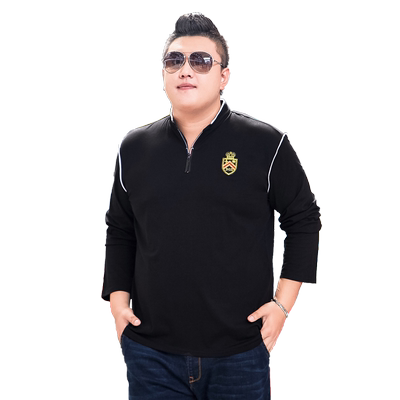 加肥加大码大码立领潮流春款长袖