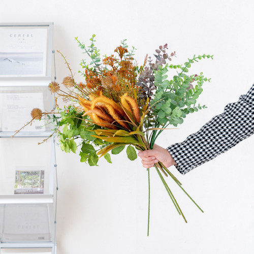 仿真绿植仿生花假花花束拍照道具