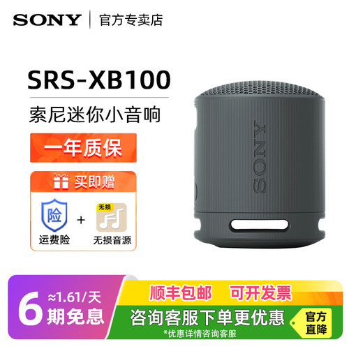 Sony/索尼户外迷你防尘防水音响