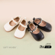 女童珍珠公主鞋 轻便魔术贴学步鞋 春秋季 女宝小皮鞋 新款 贝贝怡童鞋