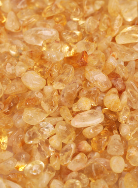 藏式天然宝石密宗供奉佛像装藏供曼扎盘巴西黄水晶50g金家用摆件