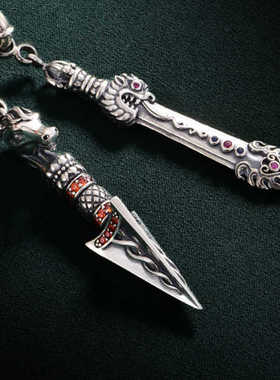 1000SE尼泊尔马头明王杵挂件