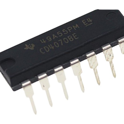 原装进口TI  CD4070BE  逻辑器芯片IC 直插DIP-14