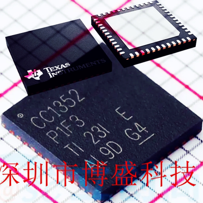 TI原装 CC1352 R1F3 /P1F3 /P74T0 RGZR 全新芯片 P/R/P7 VQFN48