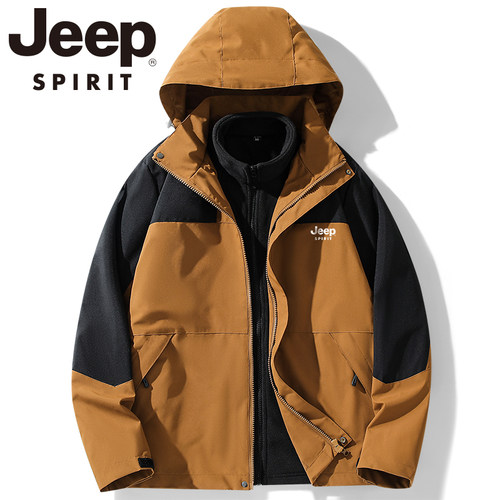 吉普JEEPSPIRIT三合一时尚夹克