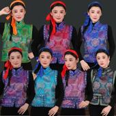 蒙古族男士 马甲新款 蒙古族服饰演出舞蹈马夹坎肩现代蒙古情侣马甲