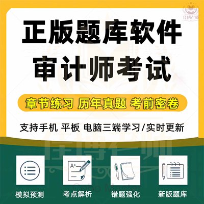 2025审计师考试题库软件初级高级中级审计专业相关知识理论与实务高级审计实务章节练习历年真题考前密卷真题训练新版题库软件