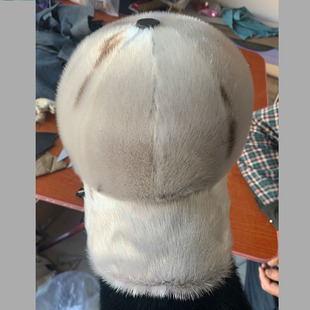 海豹皮棒球帽子男女2025年衣服马甲专业皮毛原料高档皮草时尚定制