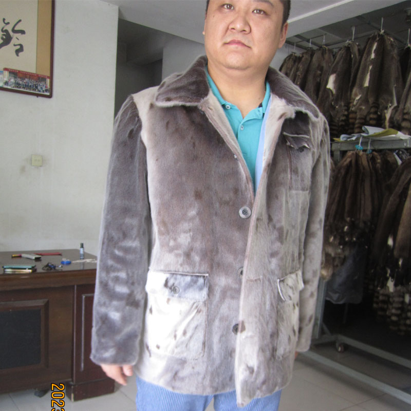 高档皮草海豹皮衣扣子款拉链方领进口男装女装专业皮毛料定做工厂,男装,皮草,淘宝优惠券,粉丝福利购,淘宝优惠卷