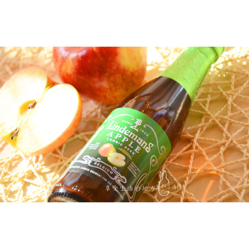 比利时进口 lindemans林德曼苹果味啤酒250ml 女士酸甜水果味啤酒
