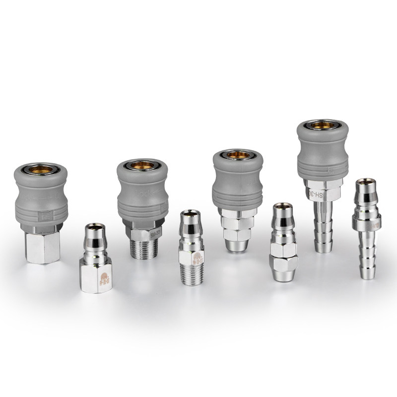 抗摔气管快速接头气动自锁母头公头附安全锁SP20PP SM40PM SH30PH