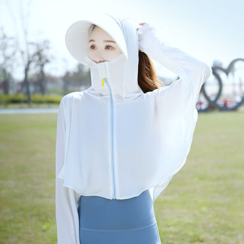 开车神器骑行遮脸带袖夏薄款披肩
