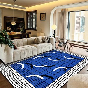 多巴胺暗岛客厅地毯新款游戏毯儿童房设计师抽象拍照艺术地毯高级