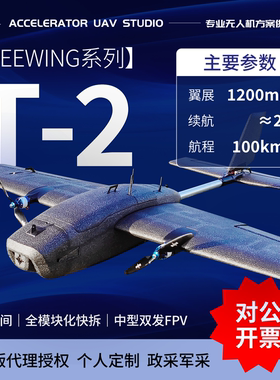 HEEWING 刺客T-2 1200mm翼展 FPV长续航便携式固定翼载机无人机