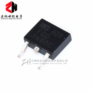 全新国产 FQD1N60C 1N60 场效应管MOS 1A 600V TO-252 N沟道 现货
