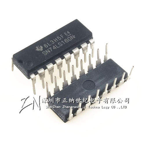 直插 HD74LS160P 74LS160 DIP-16 SN74LS160N 逻辑计数器