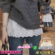 大码 防走光设计感蕾丝小屁帘女2025秋冬叠穿胖mm松紧腰短款 打底裙