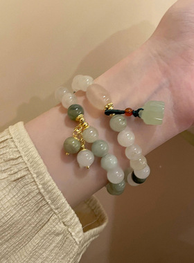 民族风莲蓬吊坠手链新中式个性潮流手串简约小众清新感手饰批发女