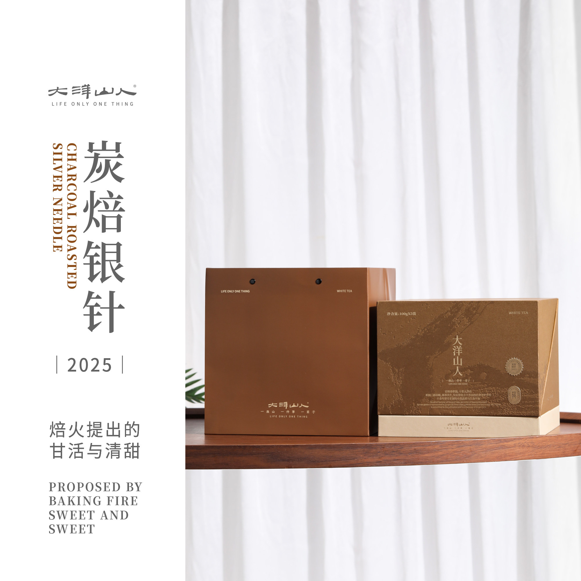 一叶九鼎福鼎白茶2025炭焙银针