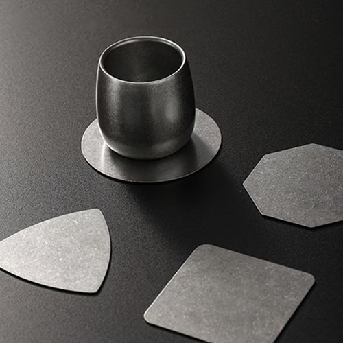 复古做旧304不锈钢杯垫防烫垫子