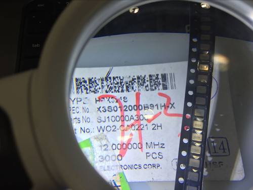 X3S012000B91H-X 贴片无源晶振  12M  3225   12.000MHZ 加高