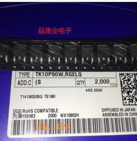 【JKY】原装进口MOS管 TOSHIBA TK10P60W SOT-252 600V
