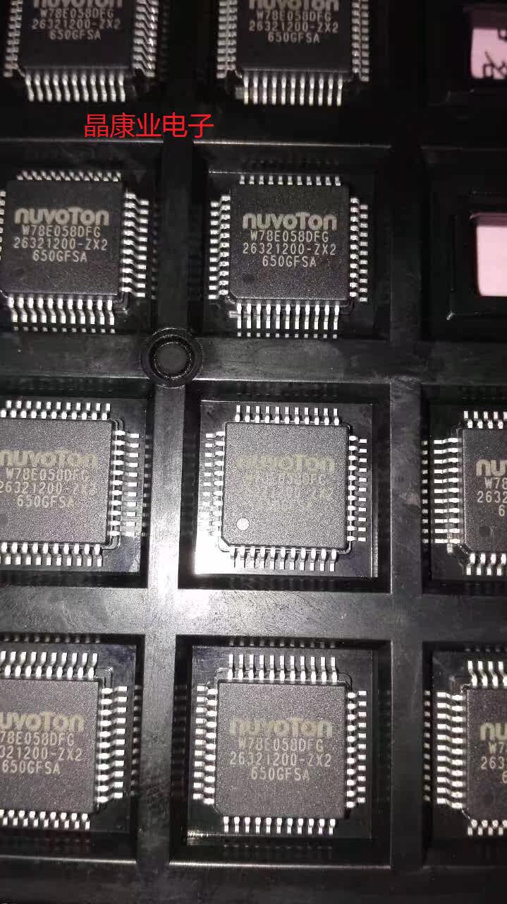 W78E052DFG W78E054DFG W78E058DFG  QFP44 全新原装