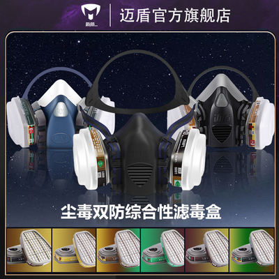 迈盾 印尼火山防毒面具 七件套 6002 6003 6004 6005 6006