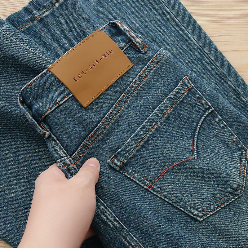 镇店口碑！裤型菲常菲常显瘦！四面弹高腰微喇牛仔裤2025秋季新款