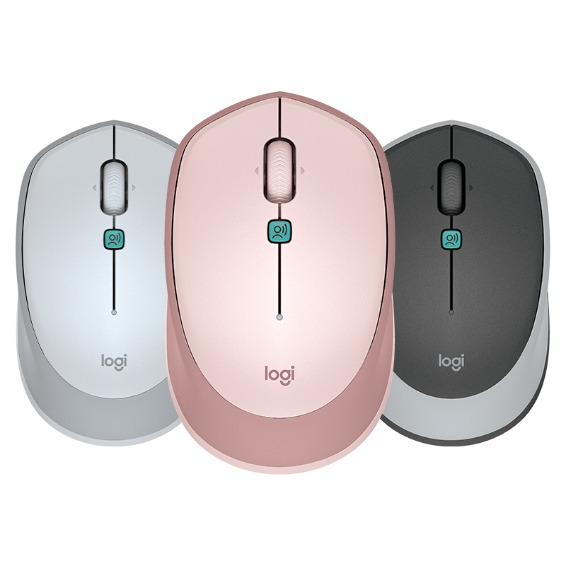 LOGITECH M380 스마트 음성 무선 마우스 말하기 입력 입력 음성 제어 신속한 인식 다국어 번역