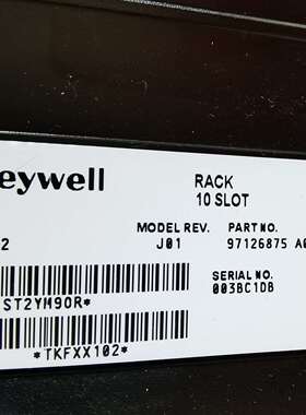 议价Honeywell Rack 10 slot 机架10槽可维修