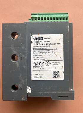 议价ABB马达保护器M102-P，拆机件，实物可维修