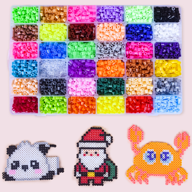 5mm拼拼豆豆36色10000颗装补充装