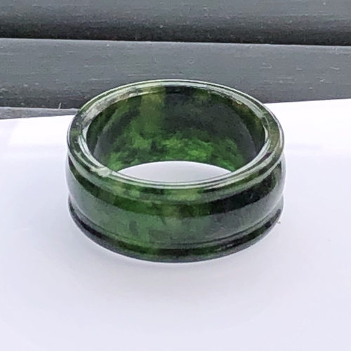 20号缅甸天然翡翠A货仿古戒指