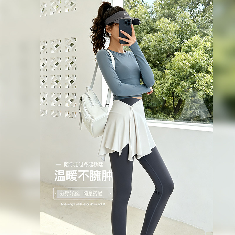 防尴尬遮屁帘瑜伽短裙女跑步健身裙打底裤遮臀围裙遮羞布防走光,运动/瑜伽/健身/球迷用品,瑜伽短裙,淘宝优惠券,粉丝福利购,淘宝优惠卷