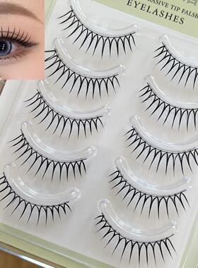 浓颜必入kpop爱豆同款!诗诺媚F21黑梗韩系女团整条假睫毛加粗U型