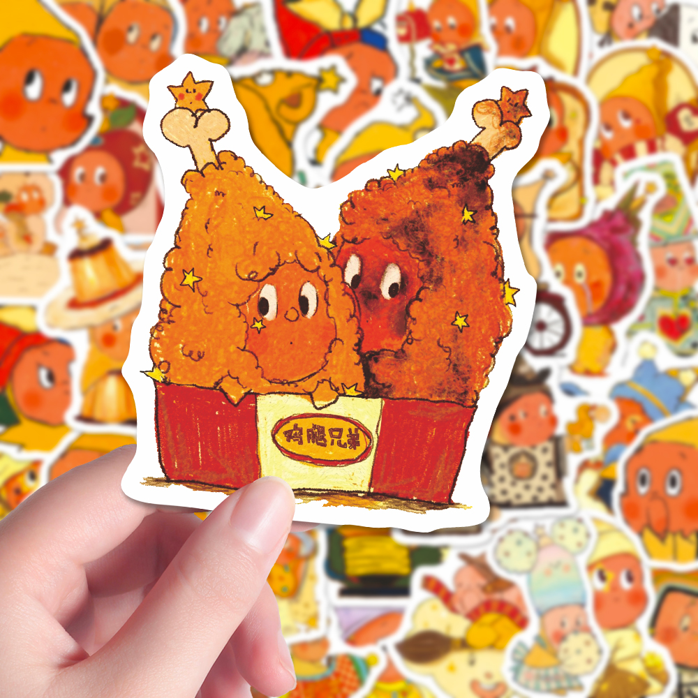 132张星星人超可爱小蜜蜂星星人治愈系插画可爱卡通创意贴diy手账