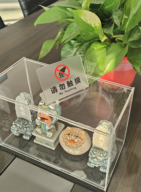 办公室靠山石横梁化解摆件