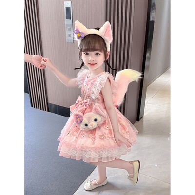 女孩连衣裙夏季2025年新