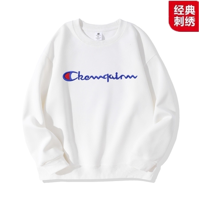 黑色潮流宽松大码加绒卫衣春秋款