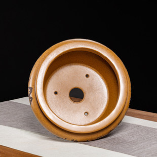 花盆圆口兰花盆君子兰慧兰建兰金弹子发财树老桩陶瓷花盆