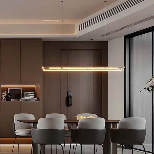 2025设计师新款现代极简餐厅吊灯酒店餐饮店吧台前台餐桌茶室灯具