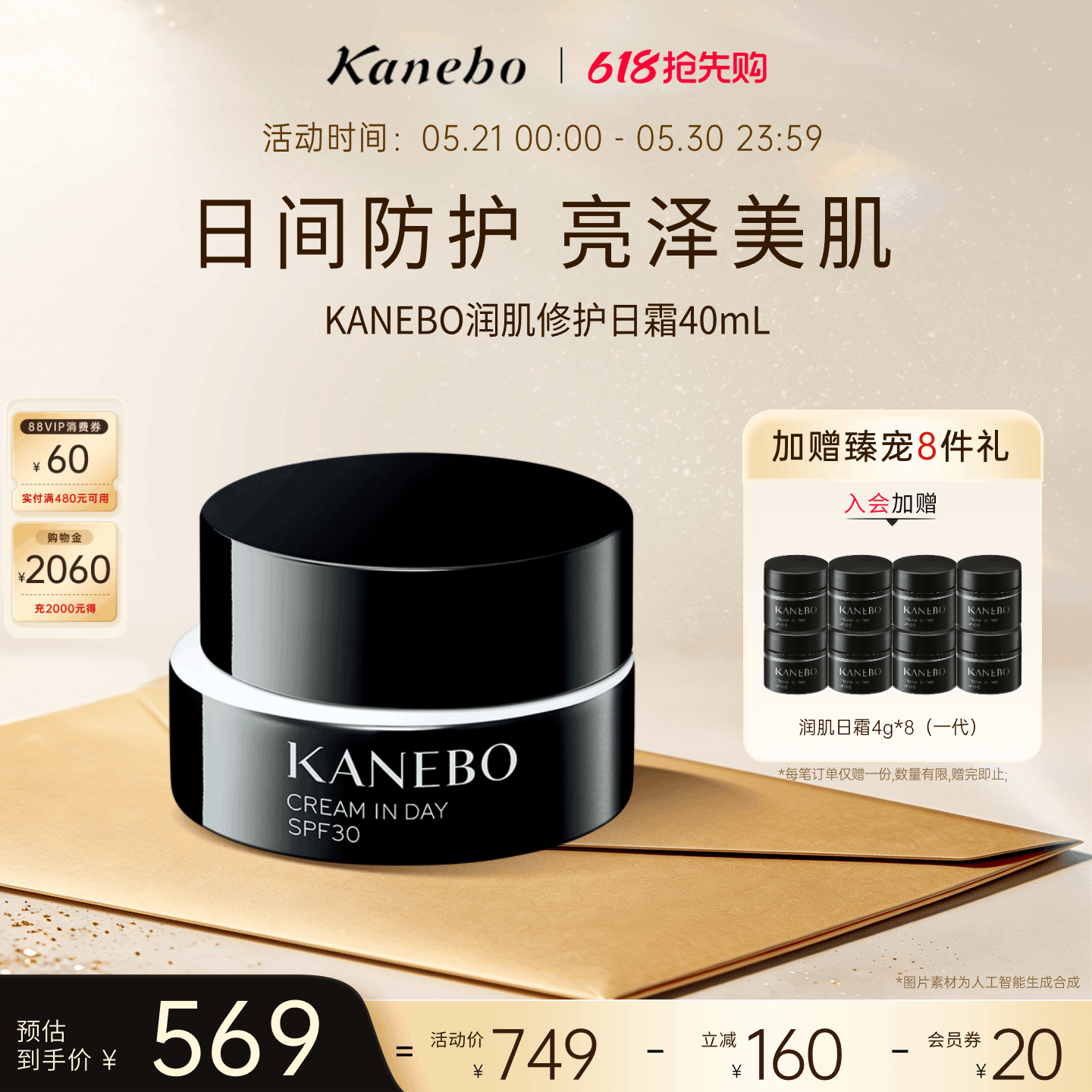 KANEBO佳丽宝润肌修护日霜Ⅱ新升级日间防护亮泽面霜