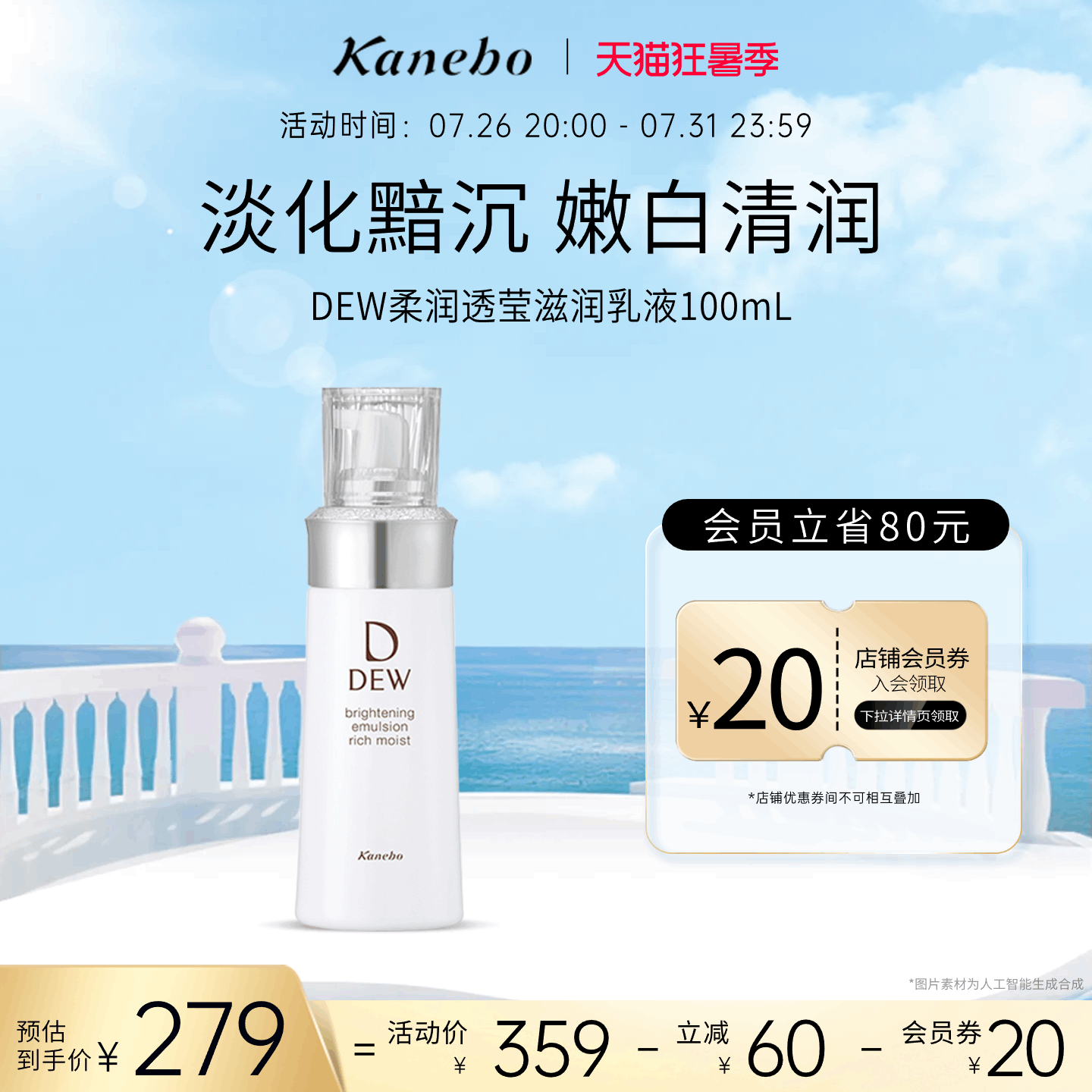 Kanebo嘉娜宝柔润透莹保湿