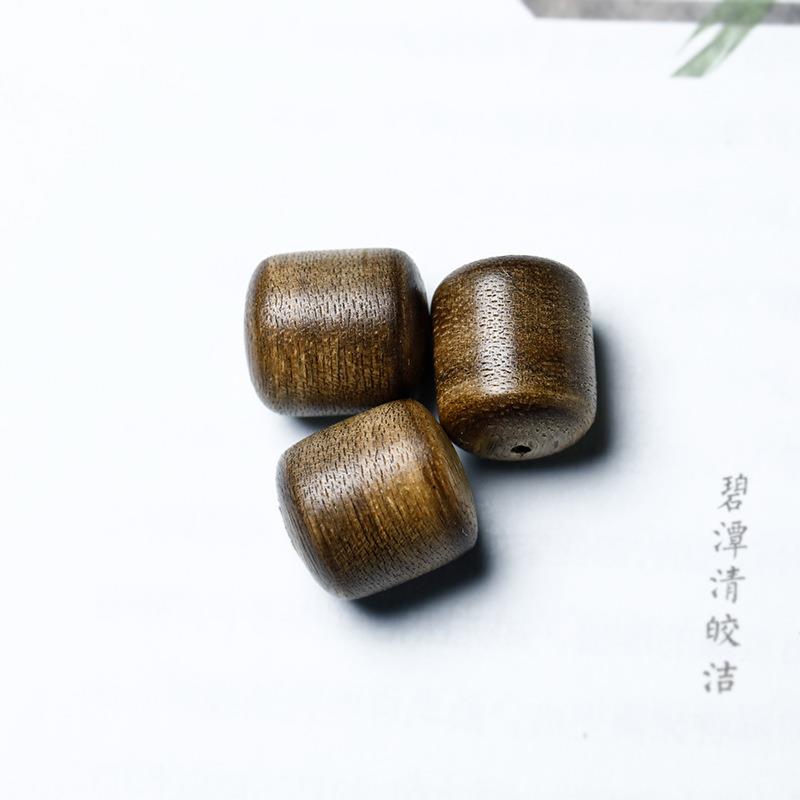 2026加里曼丹沉香木散珠沉香木珠子个性桶珠DIY工艺饰品配件散珠