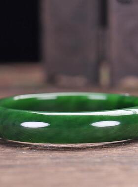 2026【小额】新疆和田玉碧玉手镯男女妈妈款玉石玉器玉镯真玉饰品